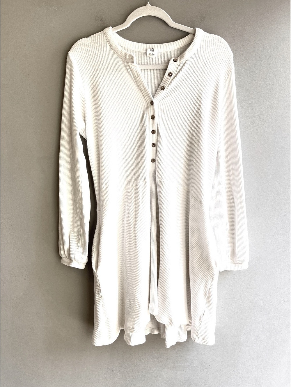 Flawless White Summer Dress Pockets Flowy M